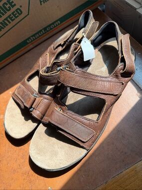 Dunham Leather Sport Sandals - size 16 D and 13 4E